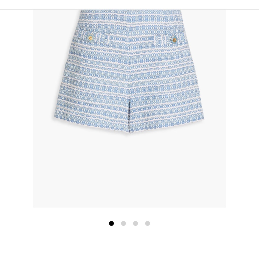 Sandro tweed shorts size 42 .